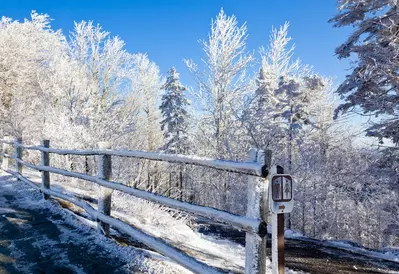 winter in the smoky mountains