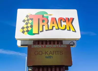 the track sign