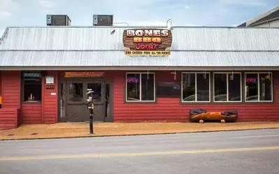 outside of Bones BBQ Joint 