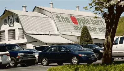 The outside of the Apple Barn in Sevierville TN.